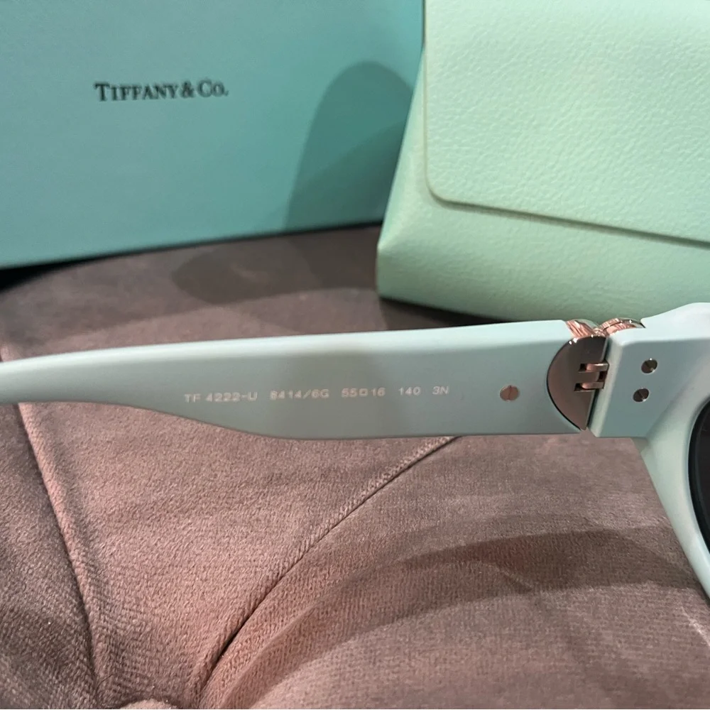 Tiffany & Co. Signature Blue Sunglasses with Case